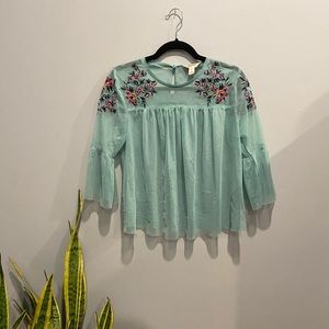 Arizona jean mesh blouse